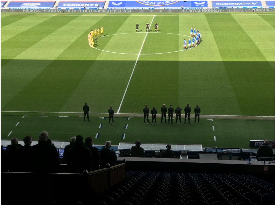Rangers 2 v 1 Hibernian, SPFL Scottish Premiership, Sunday 11 April 2021
